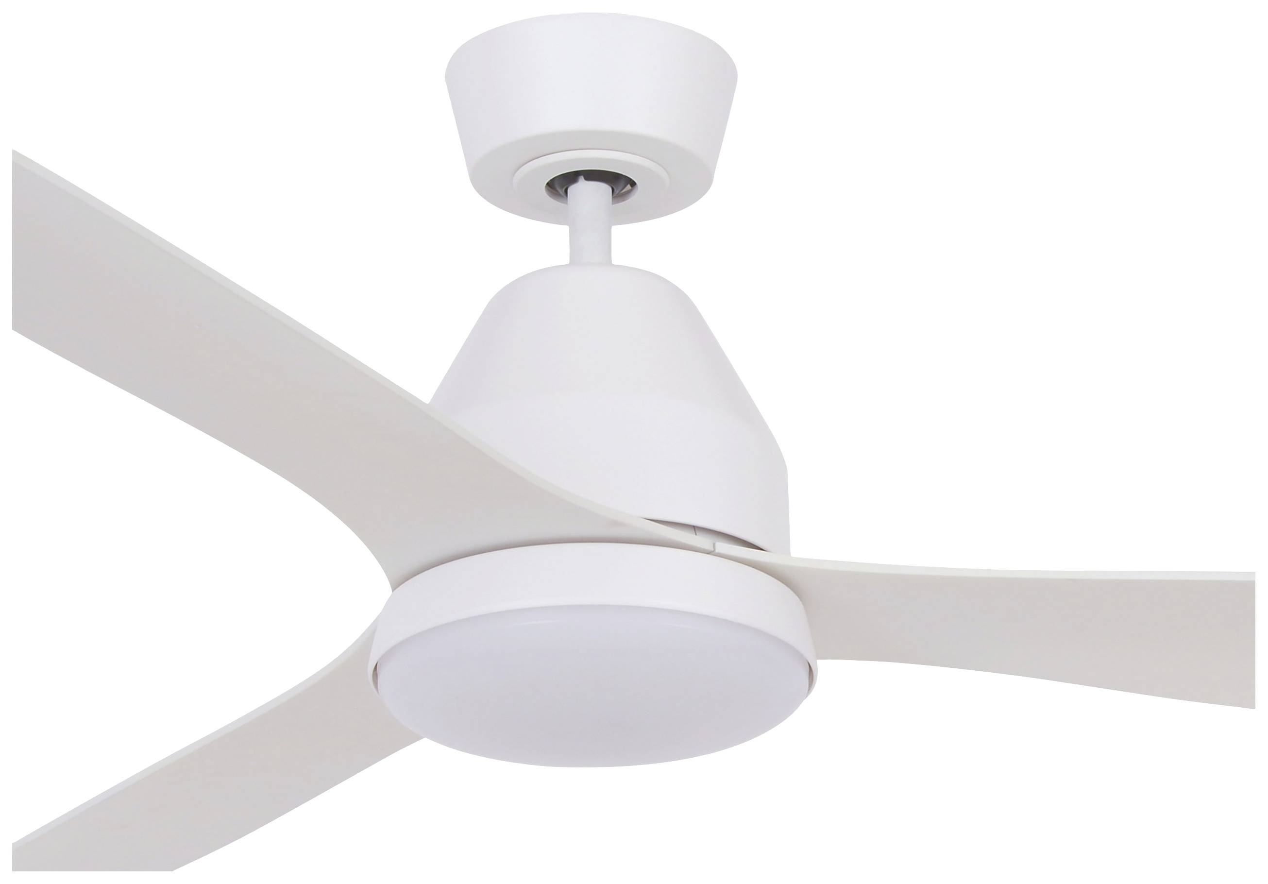 Lucci AIR Whitehaven LED Deckenventilator 35W (Ø x H) 142cm x 300mm Weiß mit Fernbedienung, mit Beleuchtung