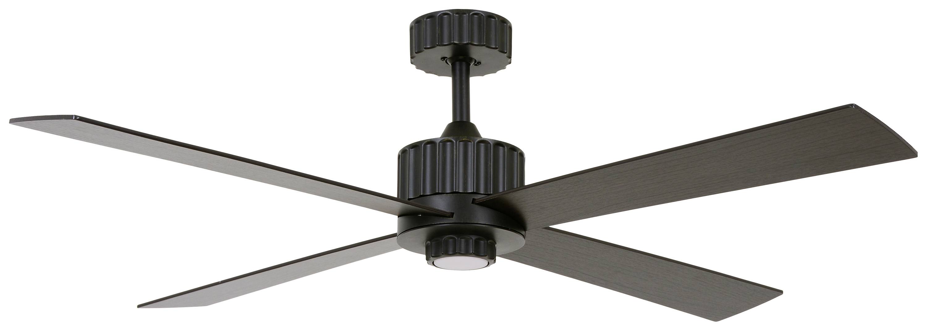 Lucci AIR Newport LED Deckenventilator 49W (Ø x H) 132cm x 355mm Schwarz
