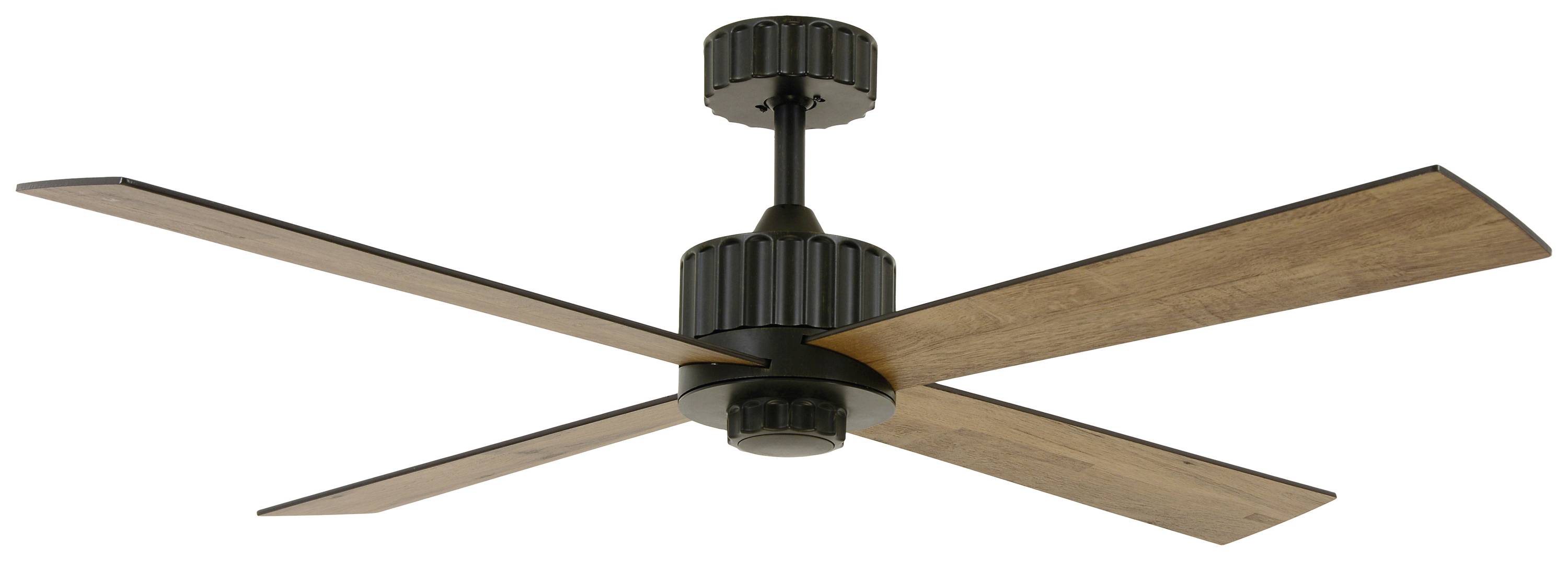 Lucci AIR Newport LED Deckenventilator 49W (Ø x H) 132cm x 355mm Schwarz