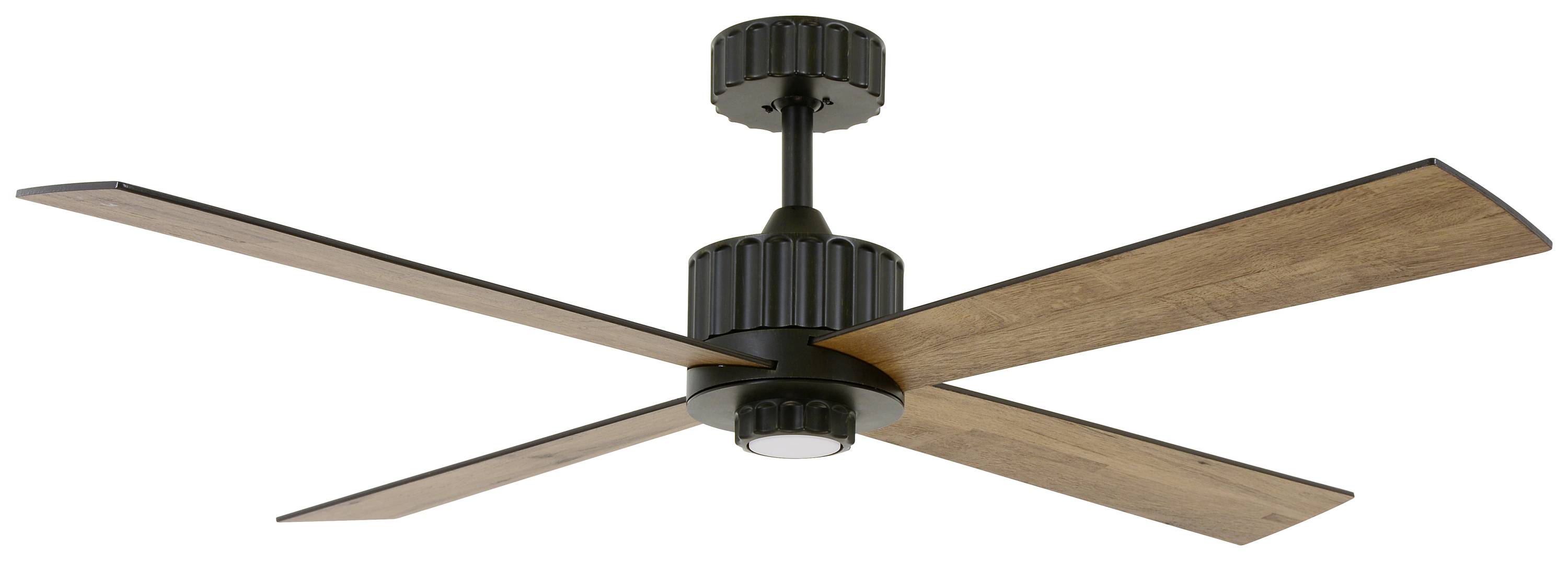 Lucci AIR Newport LED Deckenventilator 49W (Ø x H) 132cm x 355mm Schwarz