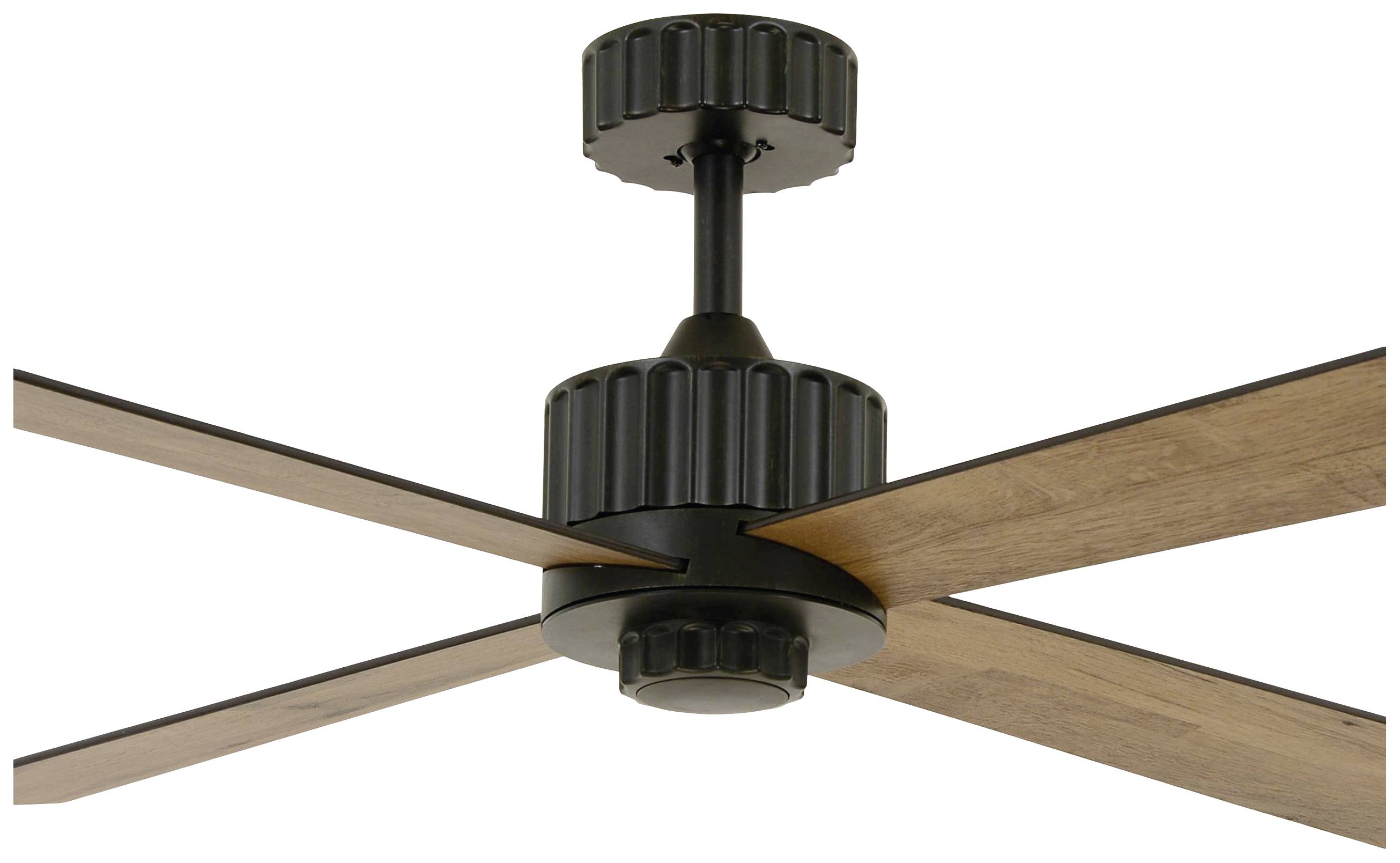 Lucci AIR Newport LED Deckenventilator 49W (Ø x H) 132cm x 355mm Schwarz