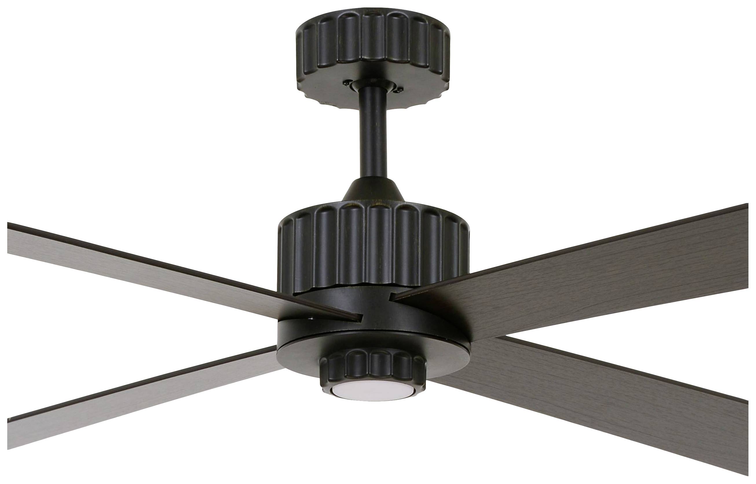 Lucci AIR Newport LED Deckenventilator 49W (Ø x H) 132cm x 355mm Schwarz