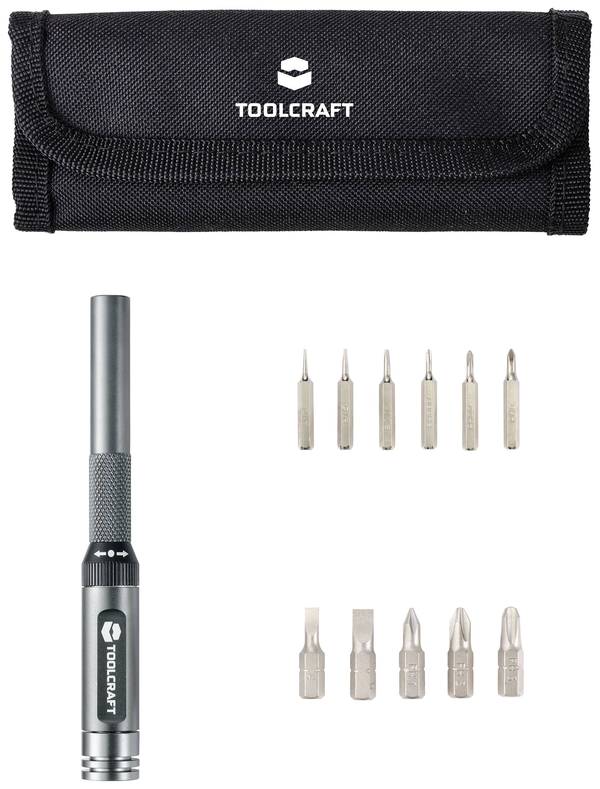 TOOLCRAFT Universal Schraubendreher-Set 1/4" (6.3 mm)