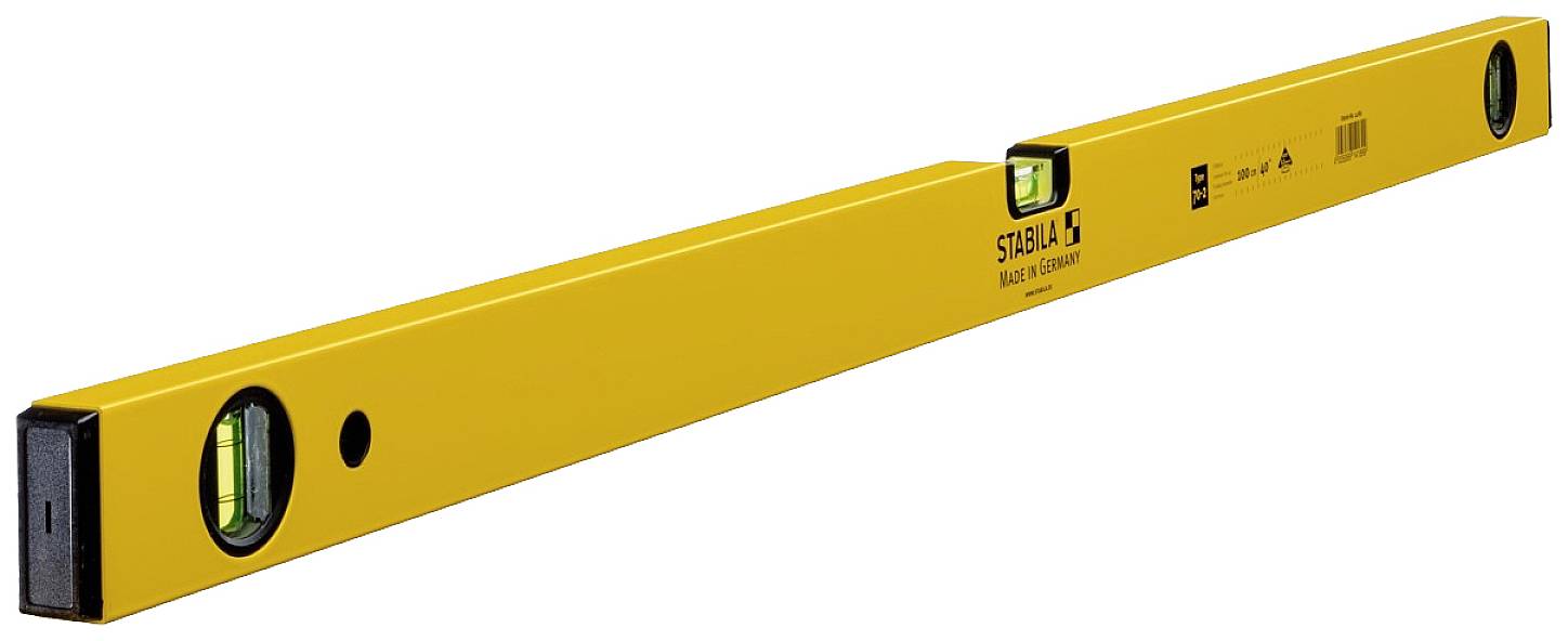 Stabila Type 70-2, 100cm 14189 Leichtmetall-Wasserwaage 100cm 0.5 mm/m