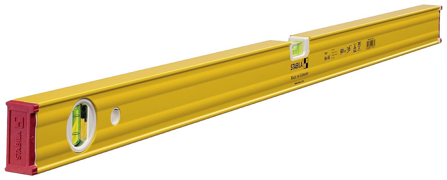 Stabila Type 80 AS, 90cm 19167 Leichtmetall-Wasserwaage 90cm 0.5 mm/m