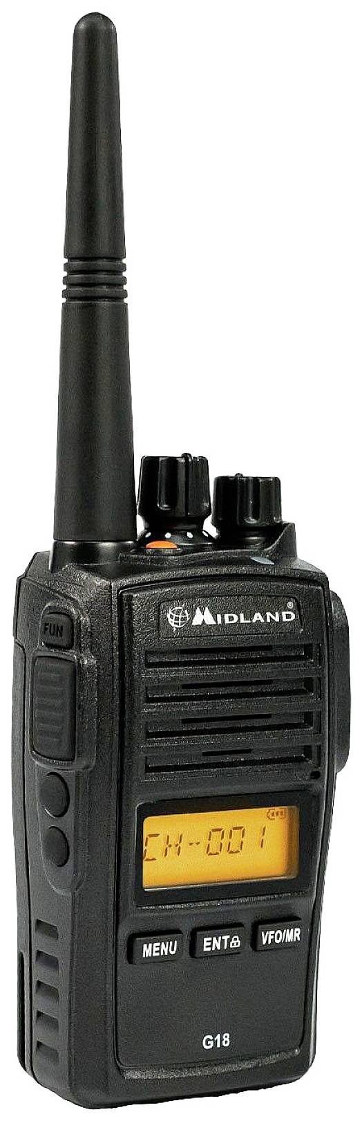 Midland G18 Pro NC 2er Koffer m. MA 25-M Security C1145.S1 PMR-Handfunkgerät