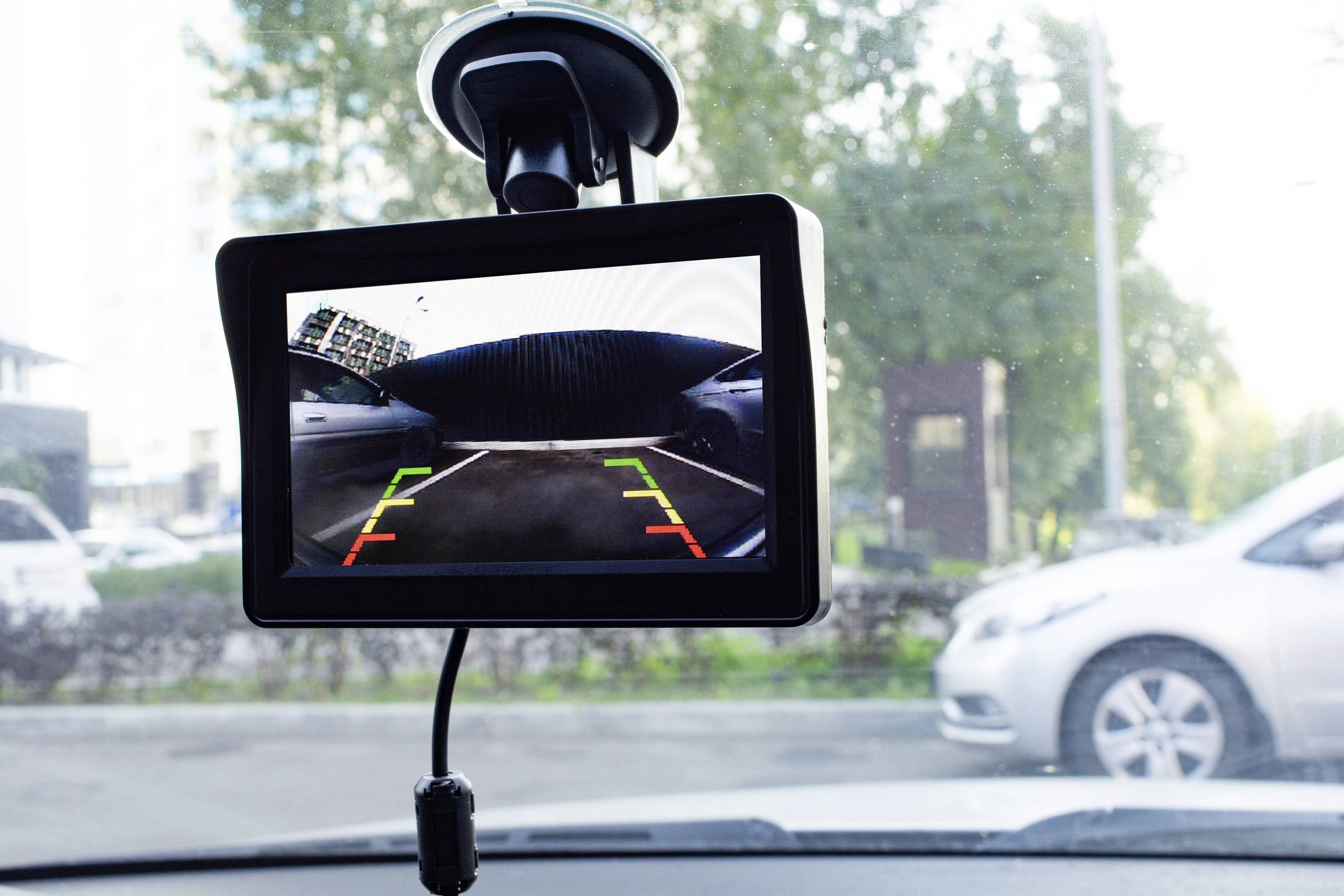 Technaxx TX-170 Funk-Rückfahrvideosystem Automatische Tag-/Nachtumschaltung, Einparksensoren, neigbar, IR-Zusatzlicht