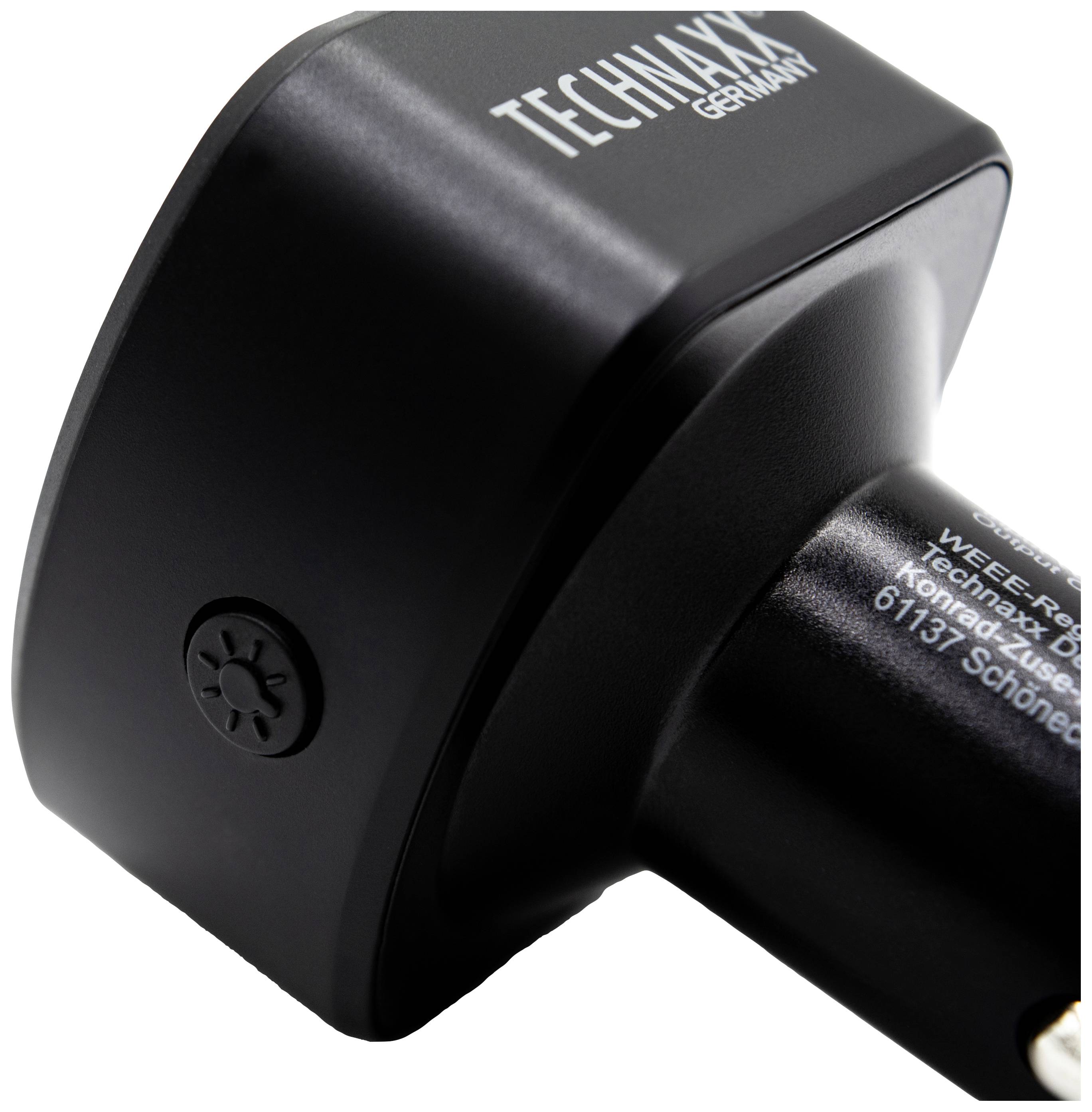 Technaxx FMT1600BT FM Transmitter inkl. Freisprechfunktion, mit Ladefunktion für iPhone