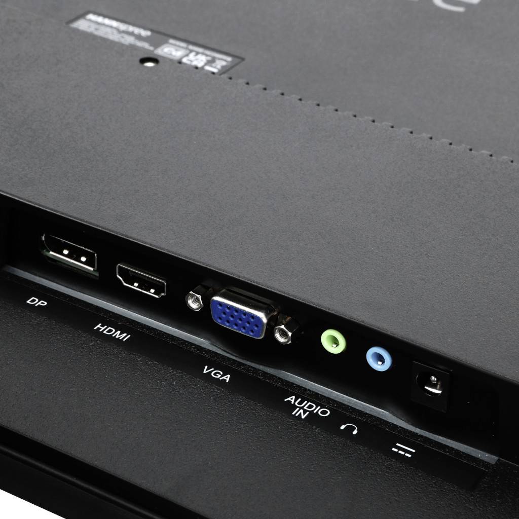 Hannspree HC246PFB LED-Monitor EEK D (A - G) 61 cm (24 Zoll) 1920 x 1200 Pixel 16:10 5 ms VGA, HDMI®, DisplayPort, Audio-Line-in ADS LED