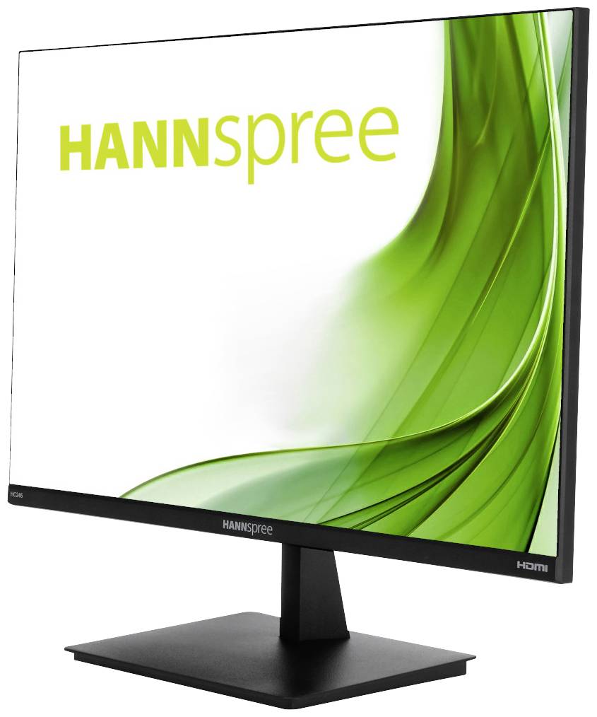 Hannspree HC246PFB LED-Monitor EEK D (A - G) 61 cm (24 Zoll) 1920 x 1200 Pixel 16:10 5 ms VGA, HDMI®, DisplayPort, Audio-Line-in ADS LED
