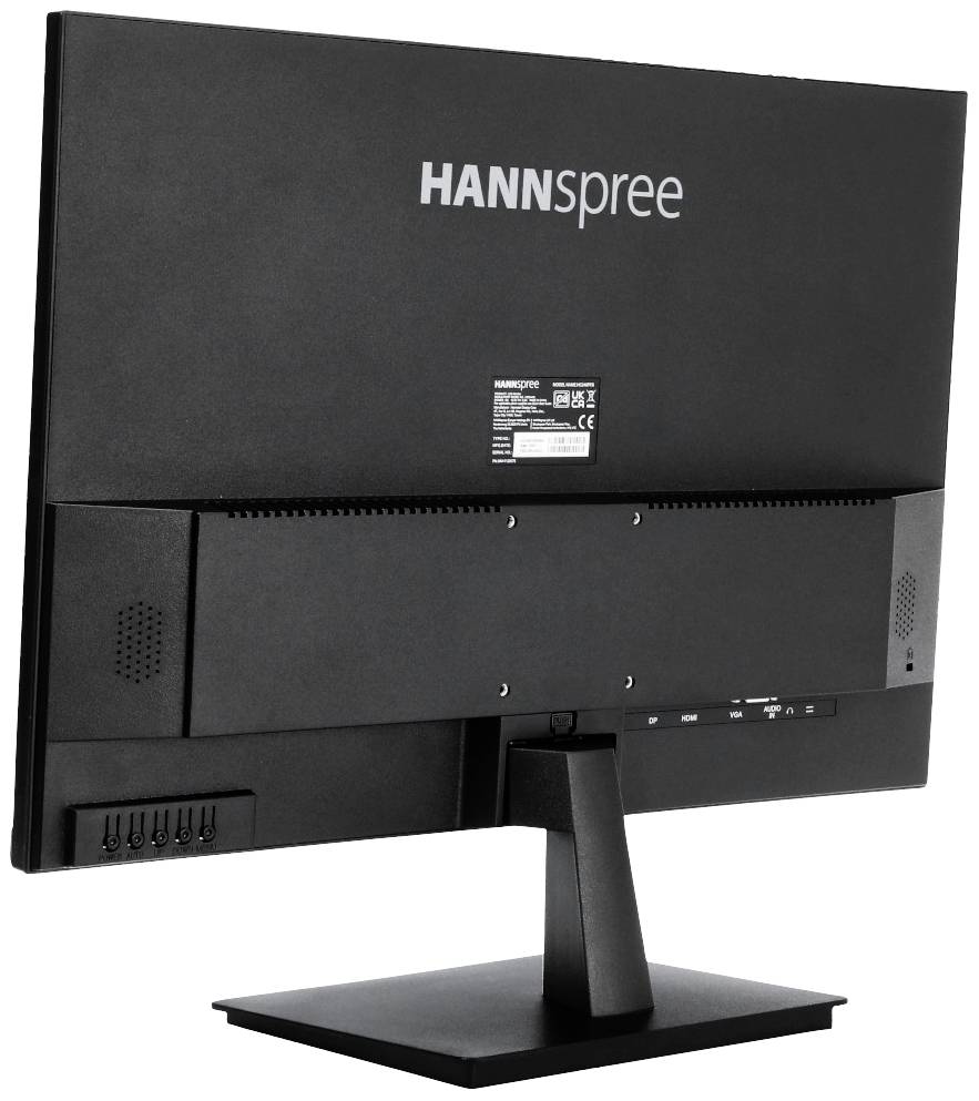 Hannspree HC246PFB LED-Monitor EEK D (A - G) 61 cm (24 Zoll) 1920 x 1200 Pixel 16:10 5 ms VGA, HDMI®, DisplayPort, Audio-Line-in ADS LED