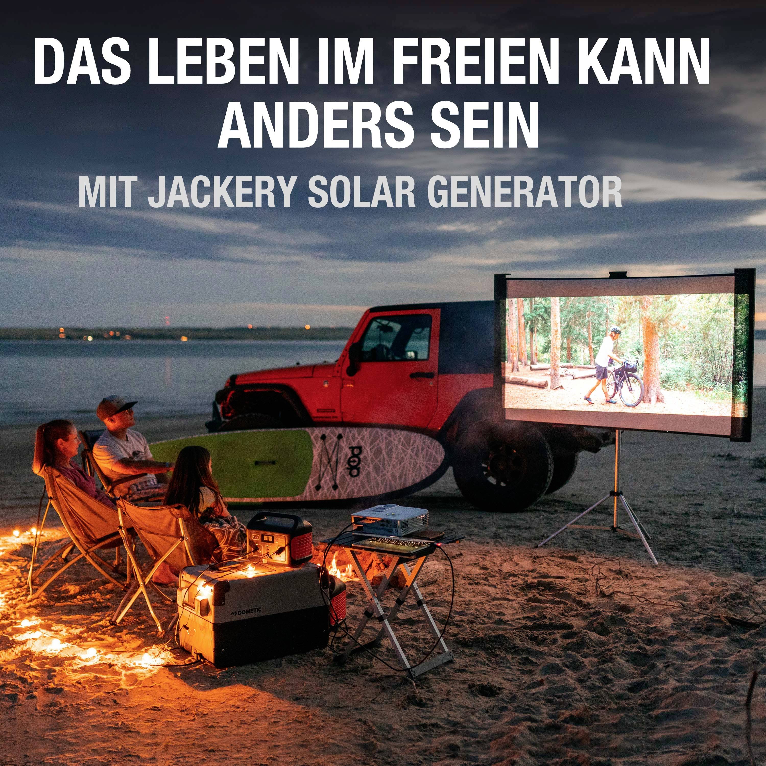 Jackery Explorer 500 Powerstation Li-Ion Schwarz, Orange mit Laderegler