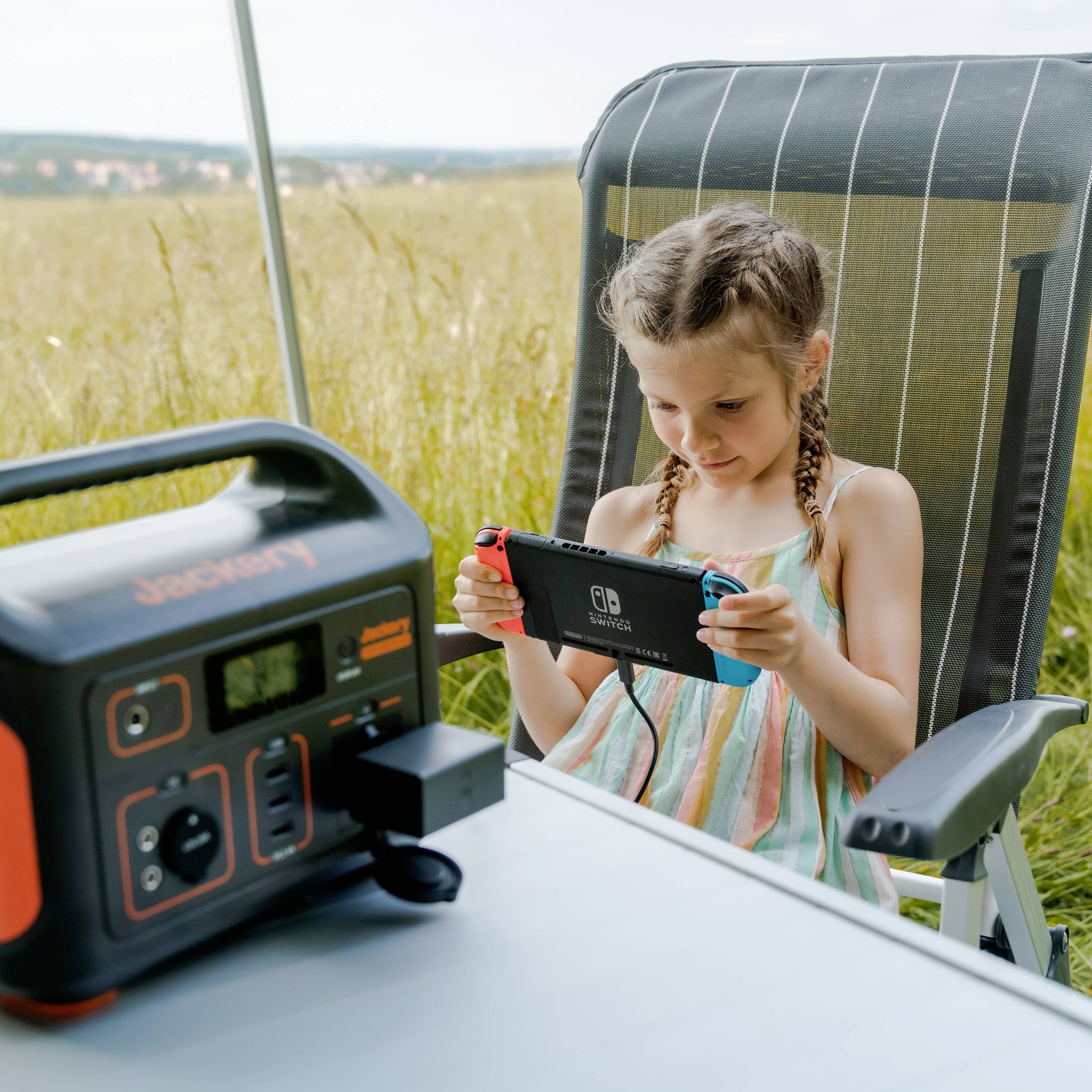 Jackery Explorer 500 Powerstation Li-Ion Schwarz, Orange mit Laderegler