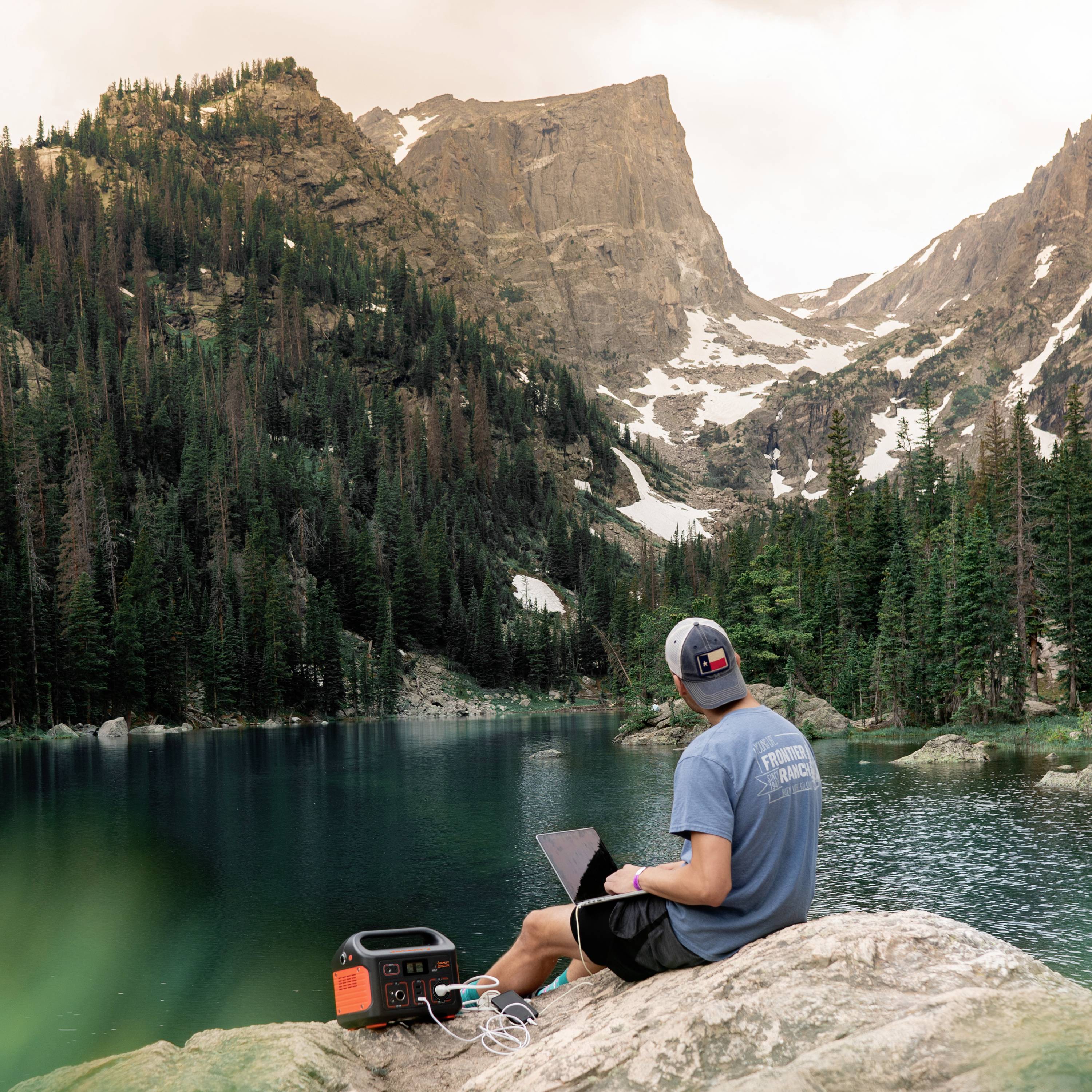 Jackery Explorer 500 Powerstation Li-Ion Schwarz, Orange mit Laderegler