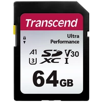 Transcend TS64GSDC340S SDXC-Karte 64 GB A1 Application Performance Class, v30 Video Speed Class, UH Transcend TS64GSDC340S SDXC-Karte 64 GB A1 Application Performance Class, v30 Video Speed Class, UH