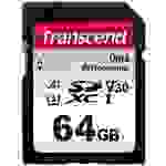 Transcend TS64GSDC340S SDXC-Karte 64GB A1 Application Performance Class, v30 Video Speed Class, UHS-Class 3stoßsicher, Wasserdicht