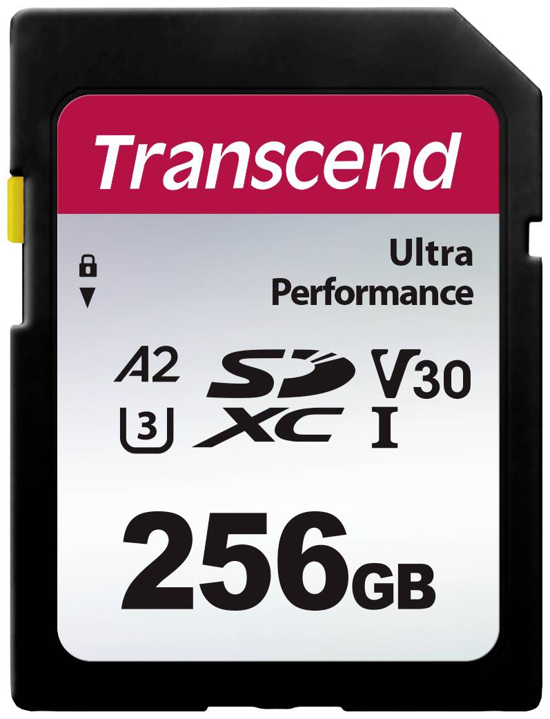 Transcend TS64GSDC340S SDXC-Karte 256 GB A1 Application Performance Class, A2 Application Performan