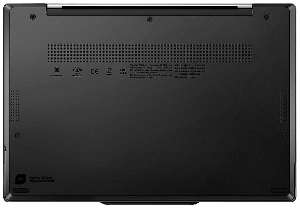 Lenovo Notebook Z13 33.8 cm (13.3 Zoll) WUXGA AMD Ryzen 7 Pro 6650U 16 GB RAM 512 GB SSD Deutsch, QWERTZ Grau, Schwarz 21D2002CGE