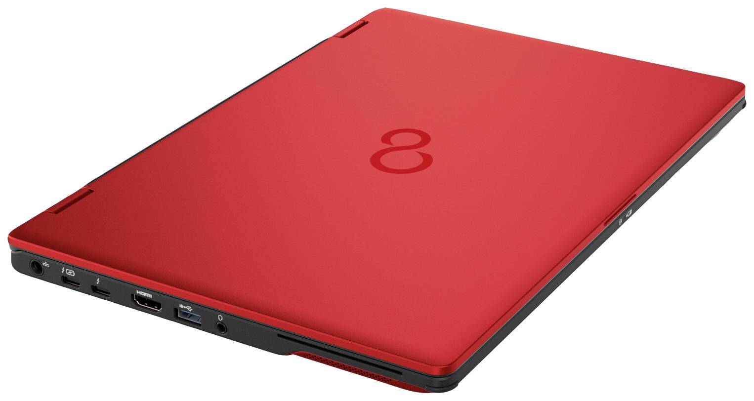 Fujitsu 2-in-1 Notebook / Tablet 33.8 cm (13.3 Zoll) Full HD Intel® Core™ i5 i5-1235U 16 GB RAM Deutsch, QWERTZ Rot VFY:U9X12M15AMDE