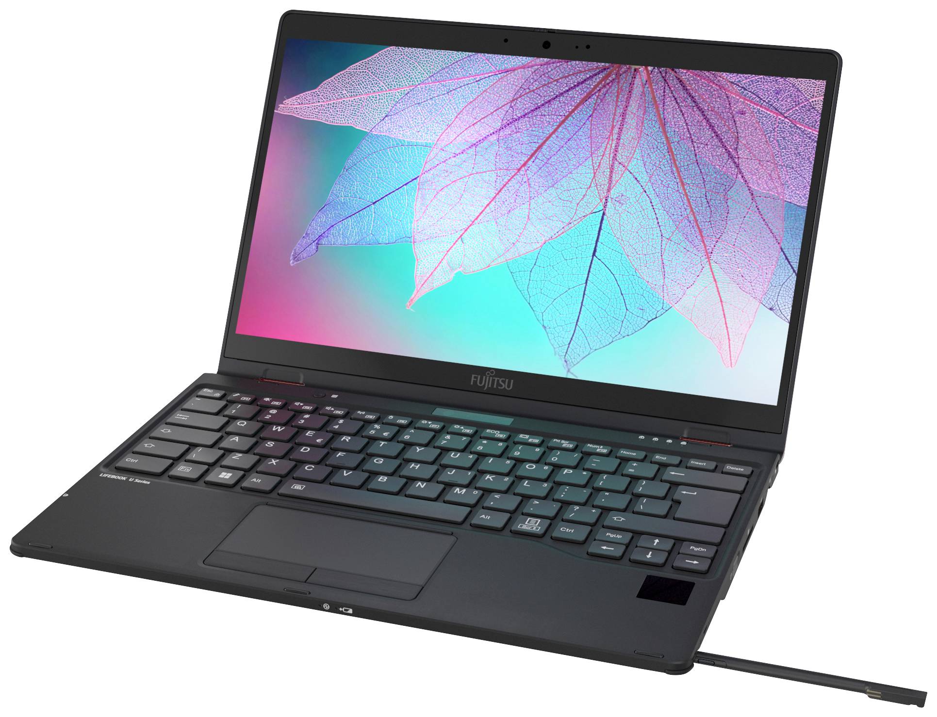 Fujitsu 2-in-1 Notebook / Tablet 33.8 cm (13.3 Zoll) Full HD Intel® Core™ i5 i5-1235U 16 GB RAM Deutsch, QWERTZ Rot VFY:U9X12M15AMDE