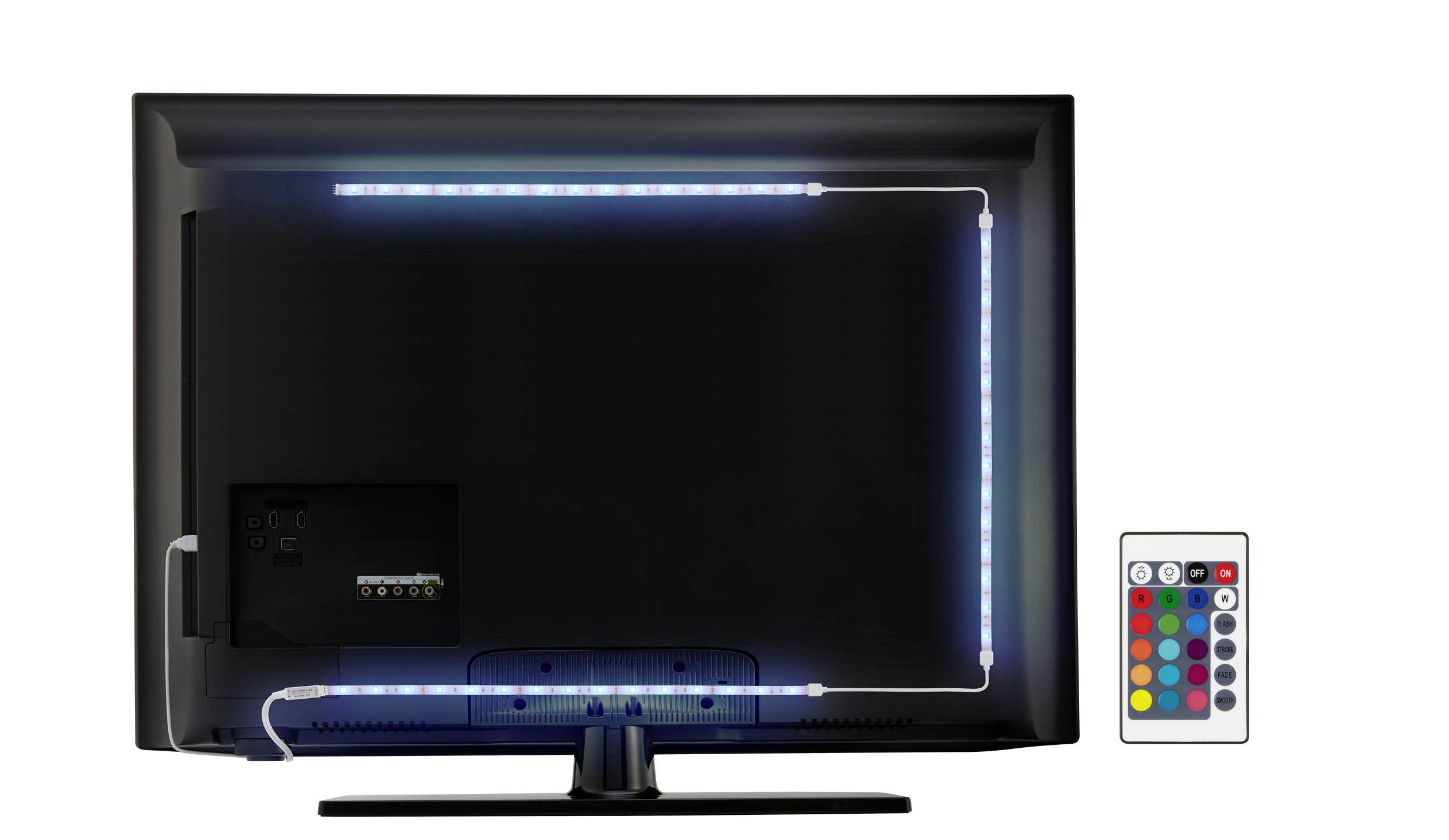 Sygonix SY-5225288 LED-Streifen-Komplettset mit Stecker 5V 150cm RGB 1St.