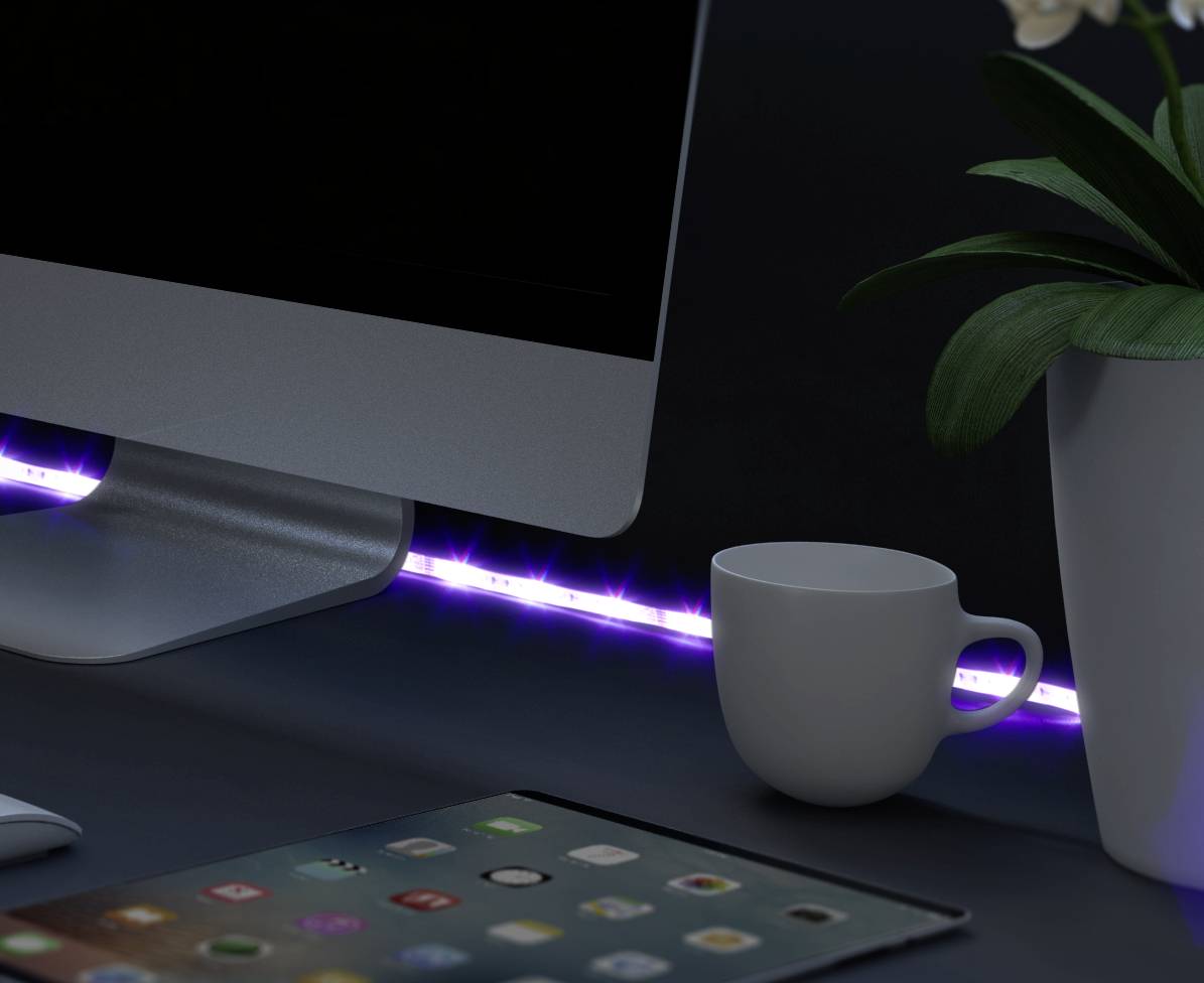 Sygonix SY-5225288 LED-Streifen-Komplettset mit Stecker 5V 150cm RGB 1St.