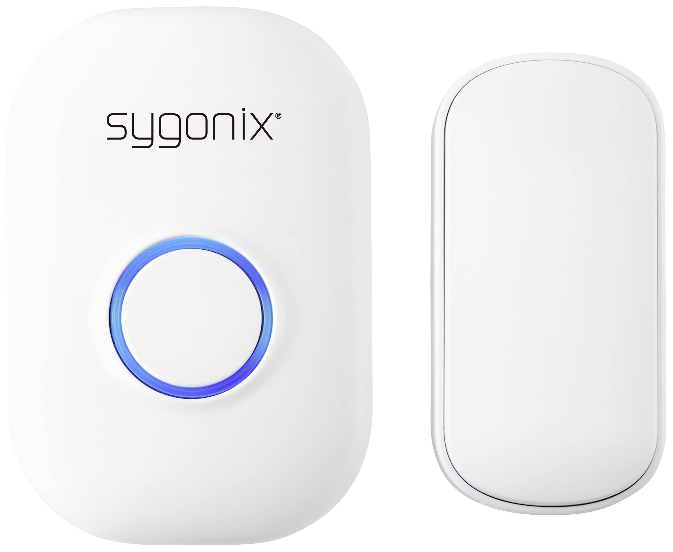 Sygonix SY-5225388 Funkklingel Komplett-Set batterielos, mit Blitzlicht