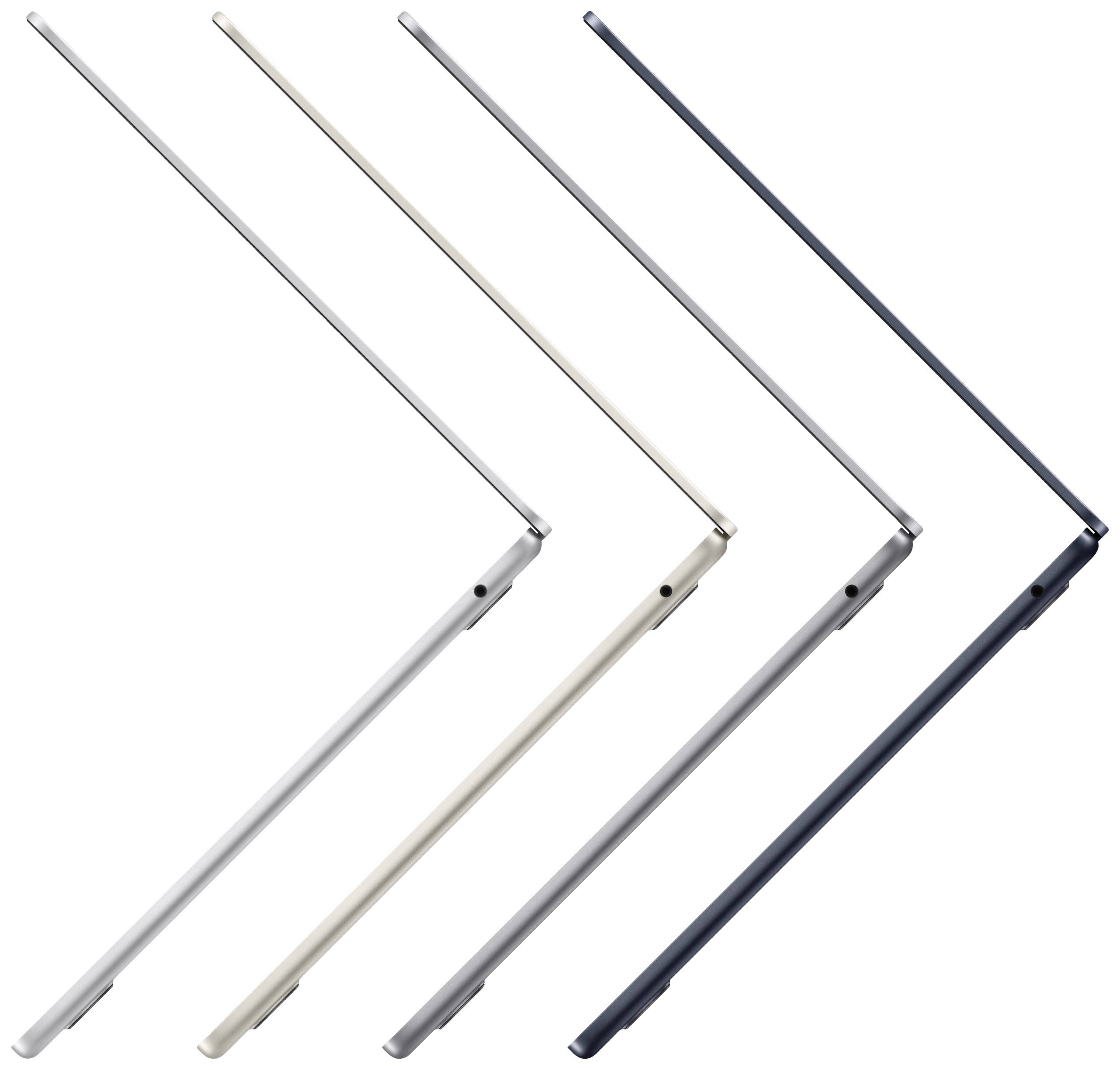 Apple MacBook Air 13 (M2, 2022) 34.5 cm (13.6 Zoll) 8 GB RAM 256 GB SSD 8-Core CPU 8-Core GPU Space