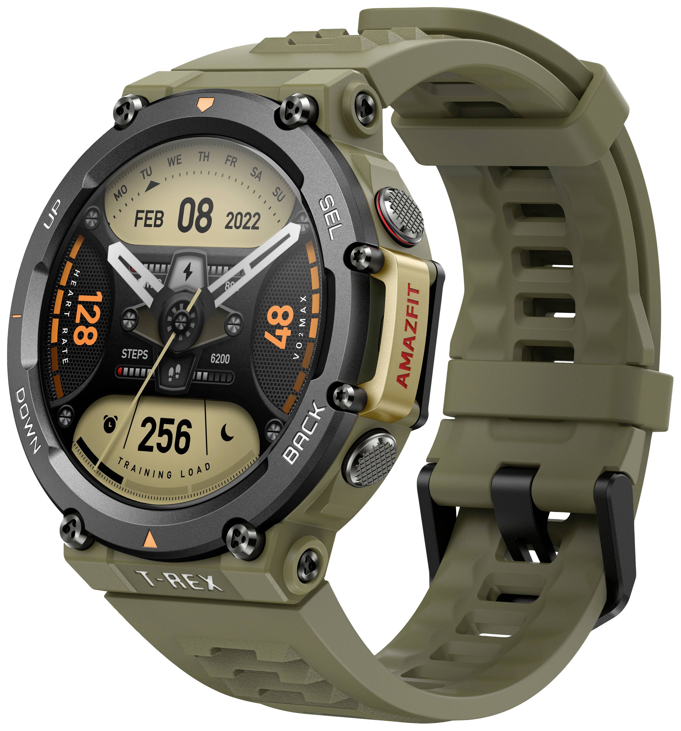 Amazfit T-Rex 2 Smartwatch 47 mm Grün