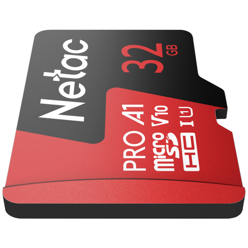 Netac Technology NT02P500PRO-032G-R microSDHC-Karte 32 GB A1 Application Performance Class Für 24/7