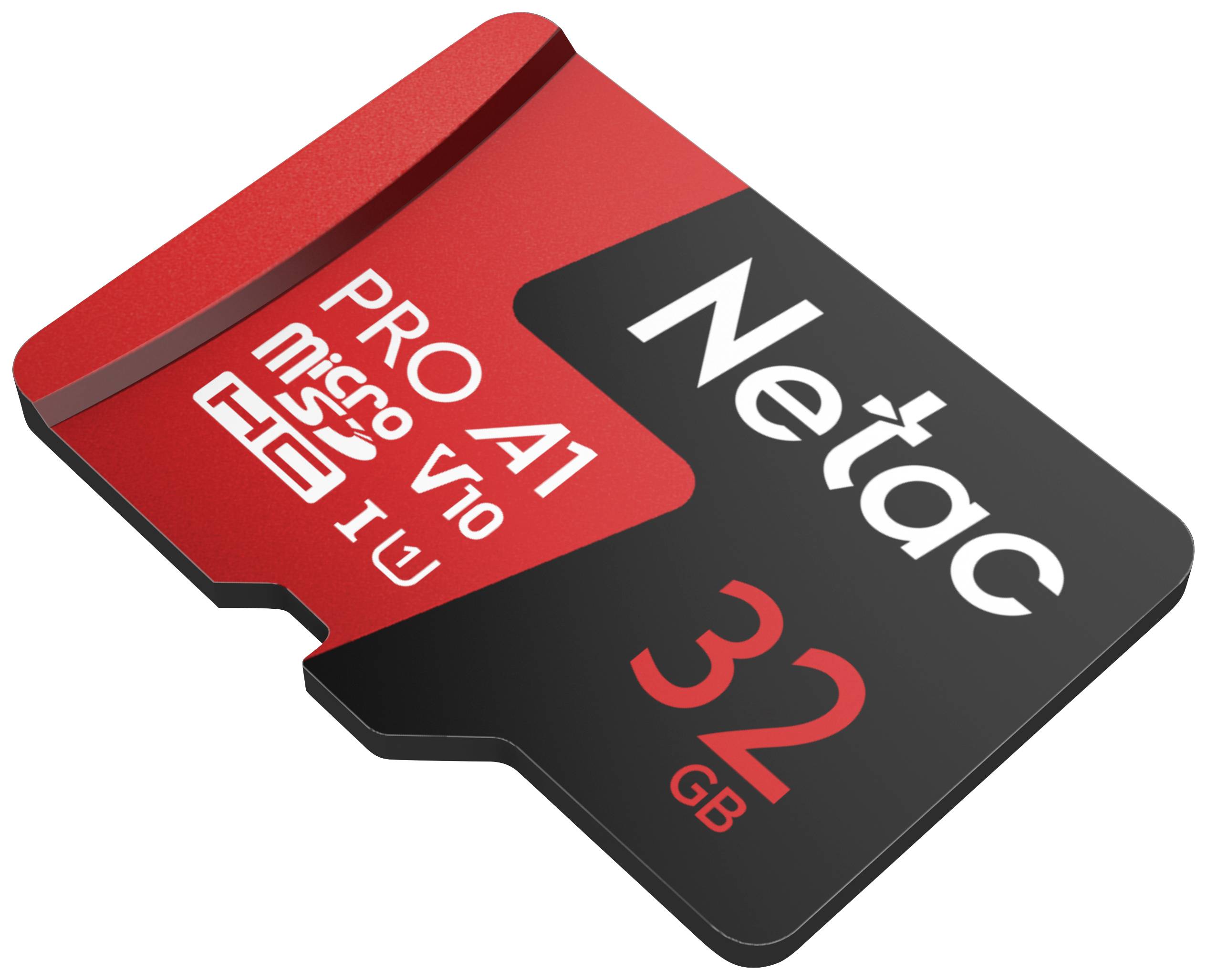 Netac Technology NT02P500PRO-032G-R microSDHC-Karte 32 GB A1 Application Performance Class Für 24/7