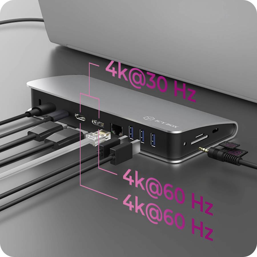 ICY BOX USB-C® Dockingstation IB-DK2408-C