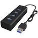 ICY BOX IB-HUB1409-U3 USB 3.0-Hub Schwarz ICY BOX IB-HUB1409-U3 USB 3.0-Hub Schwarz