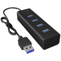ICY BOX IB-HUB1409-U3 USB 3.0-Hub Schwarz ICY BOX IB-HUB1409-U3 USB 3.0-Hub Schwarz