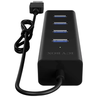 ICY BOX IB-HUB1409-U3 USB 3.0-Hub Schwarz ICY BOX IB-HUB1409-U3 USB 3.0-Hub Schwarz