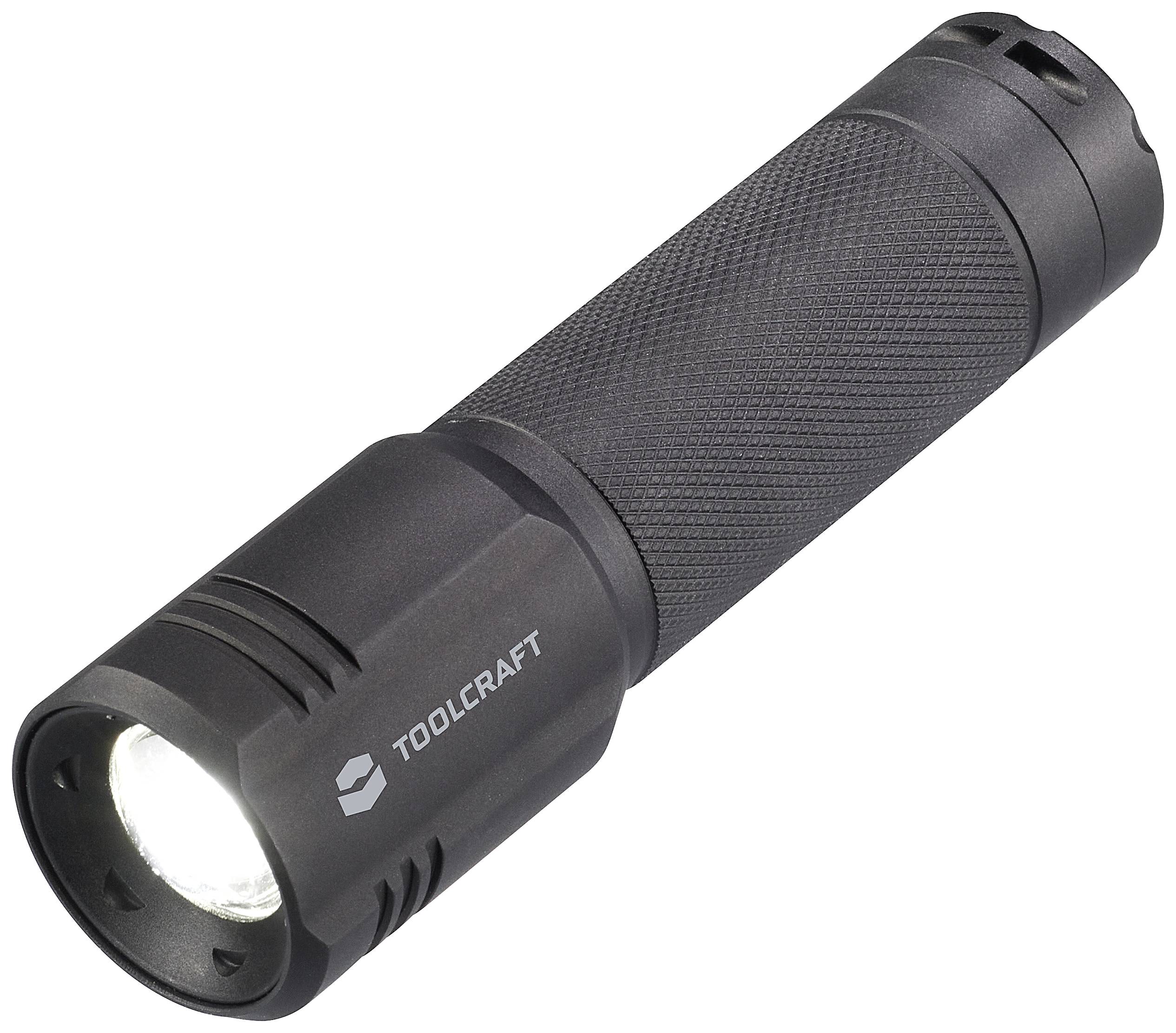 TOOLCRAFT SMD LED Taschenlampe verstellbar batteriebetrieben 600lm 15h 144g