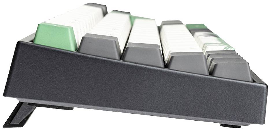 Ducky Miya Pro Panda V2 Edition TKL Kabelgebunden Tastatur, Gaming-Tastatur Beleuchtet Deutsch, QWERTZ Schwarz/Weiß