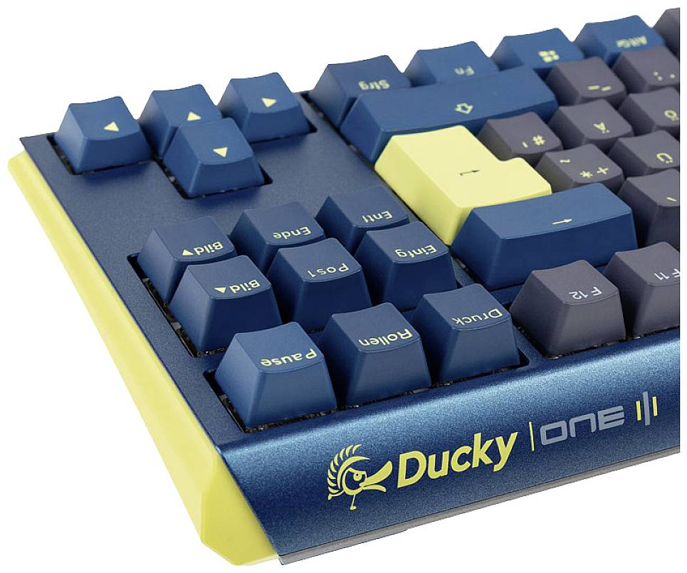 Ducky One 3 Daybreak TKL Kabelgebunden Tastatur, Gaming-Tastatur Deutsch, QWERTZ Blau-Grau