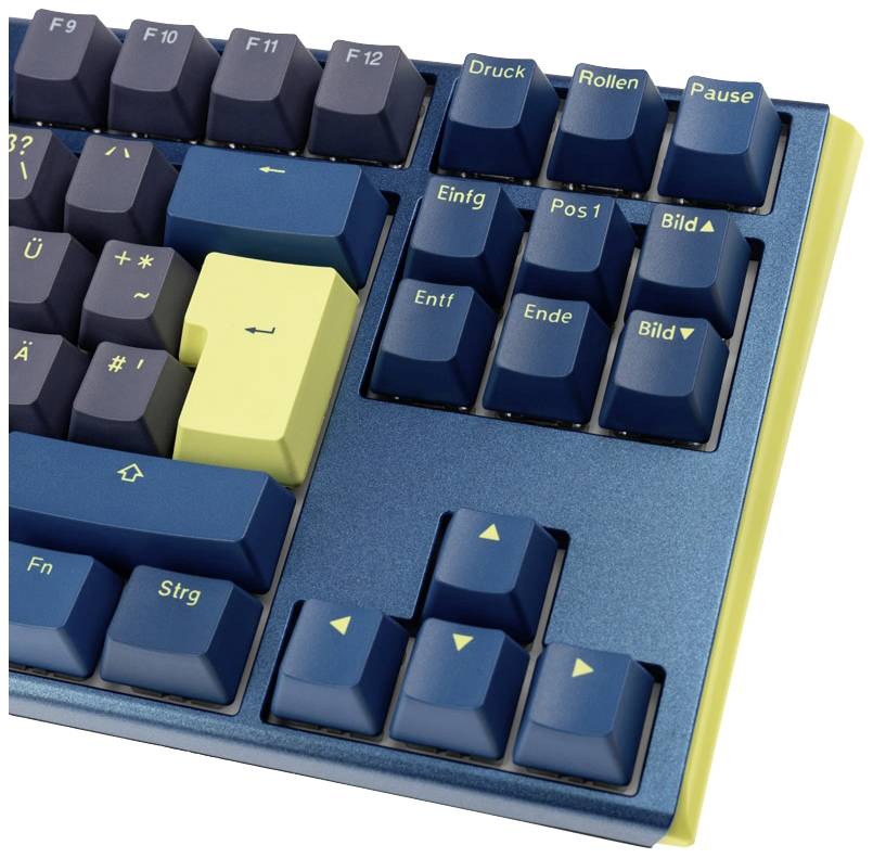 Ducky One 3 Daybreak TKL Kabelgebunden Tastatur, Gaming-Tastatur Deutsch, QWERTZ Blau-Grau