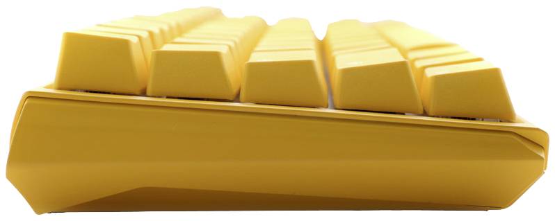 Ducky One 3 Yellow Mini Kabelgebunden Gaming-Tastatur, Tastatur Deutsch, QWERTZ Gelb