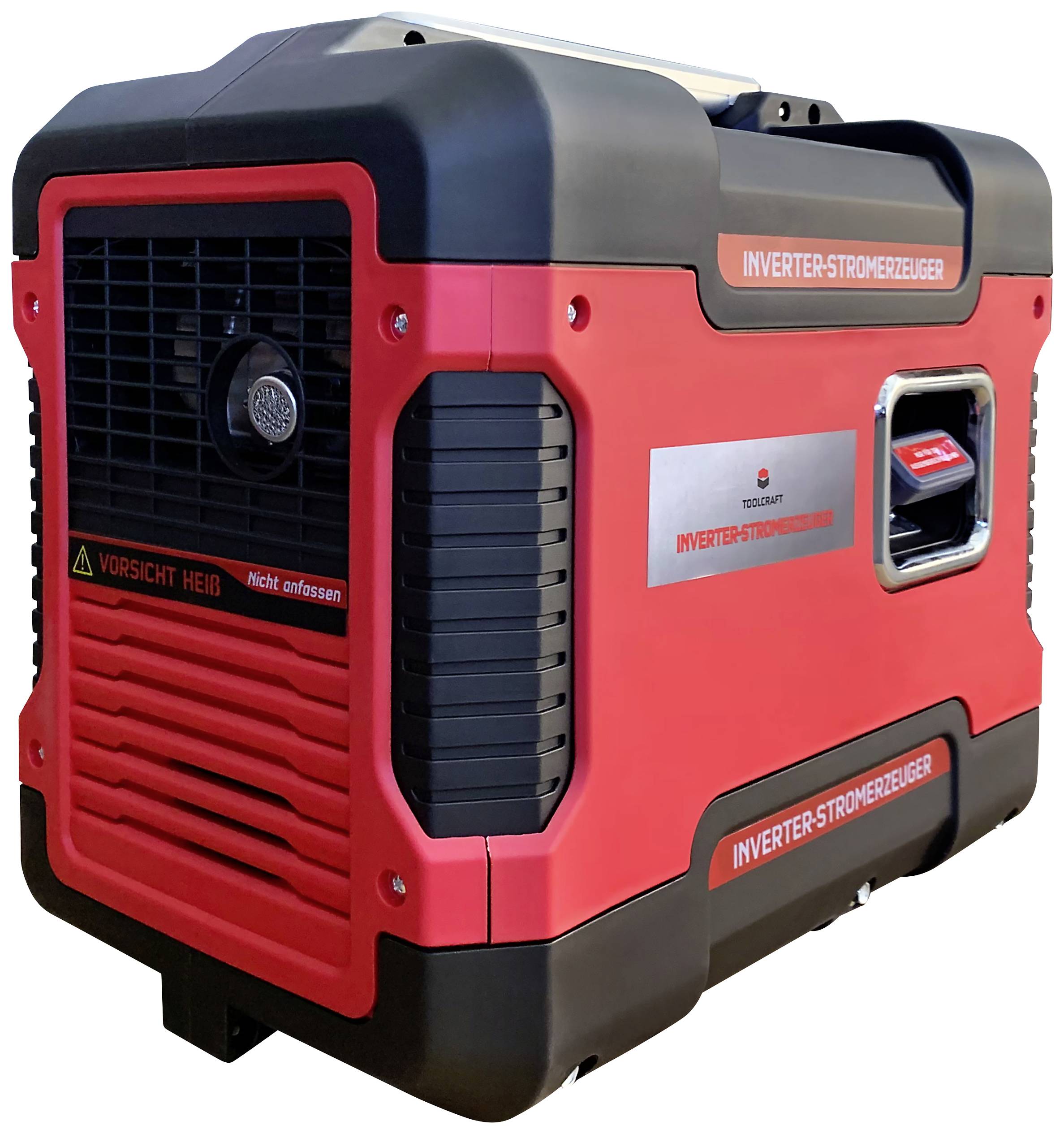 TOOLCRAFT 4-Takt Inverter-Stromerzeuger 230 V/AC, 12 V/DC 21.5 kg 1700 W
