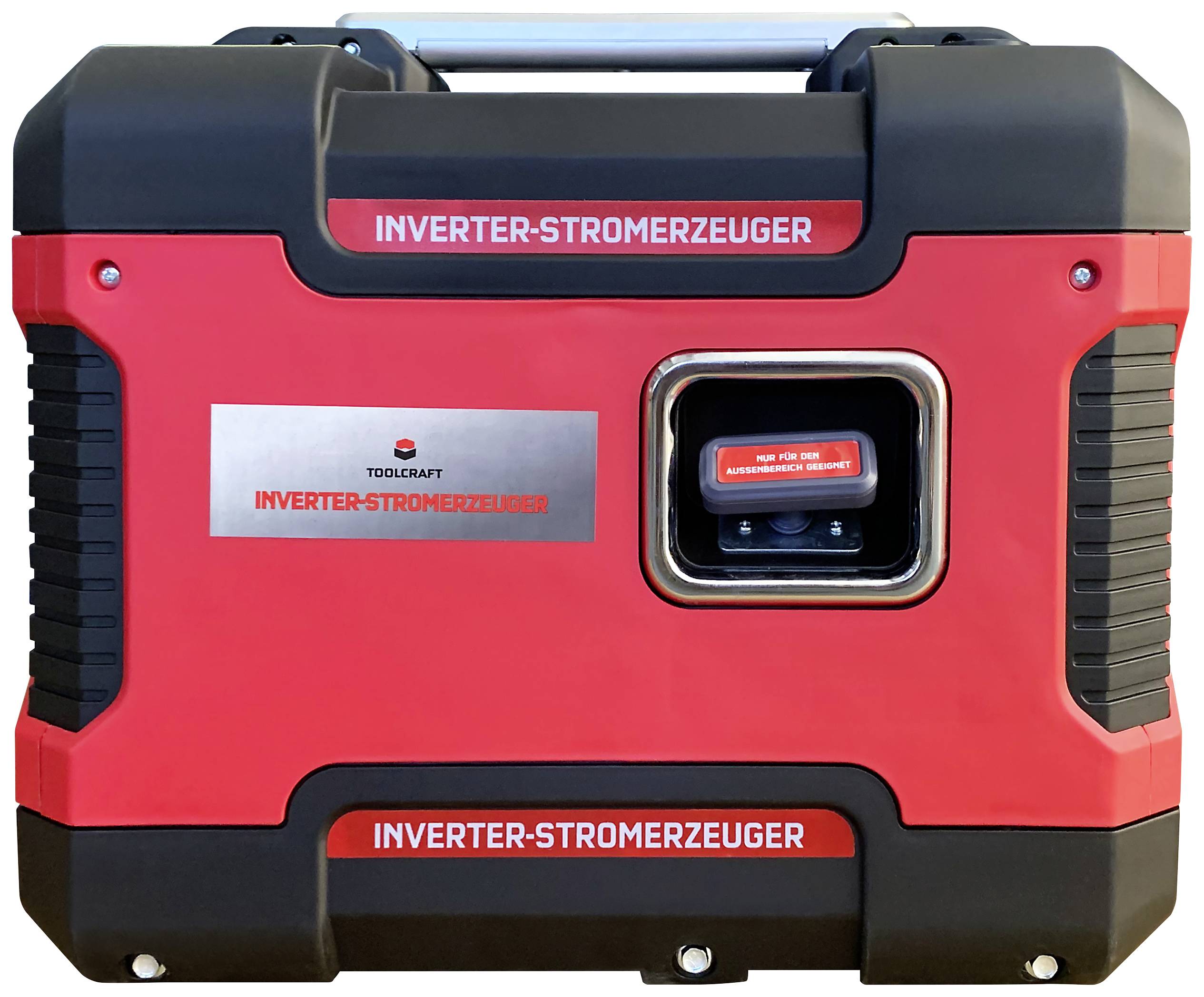 TOOLCRAFT 4-Takt Inverter-Stromerzeuger 230 V/AC, 12 V/DC 21.5 kg 1700 W