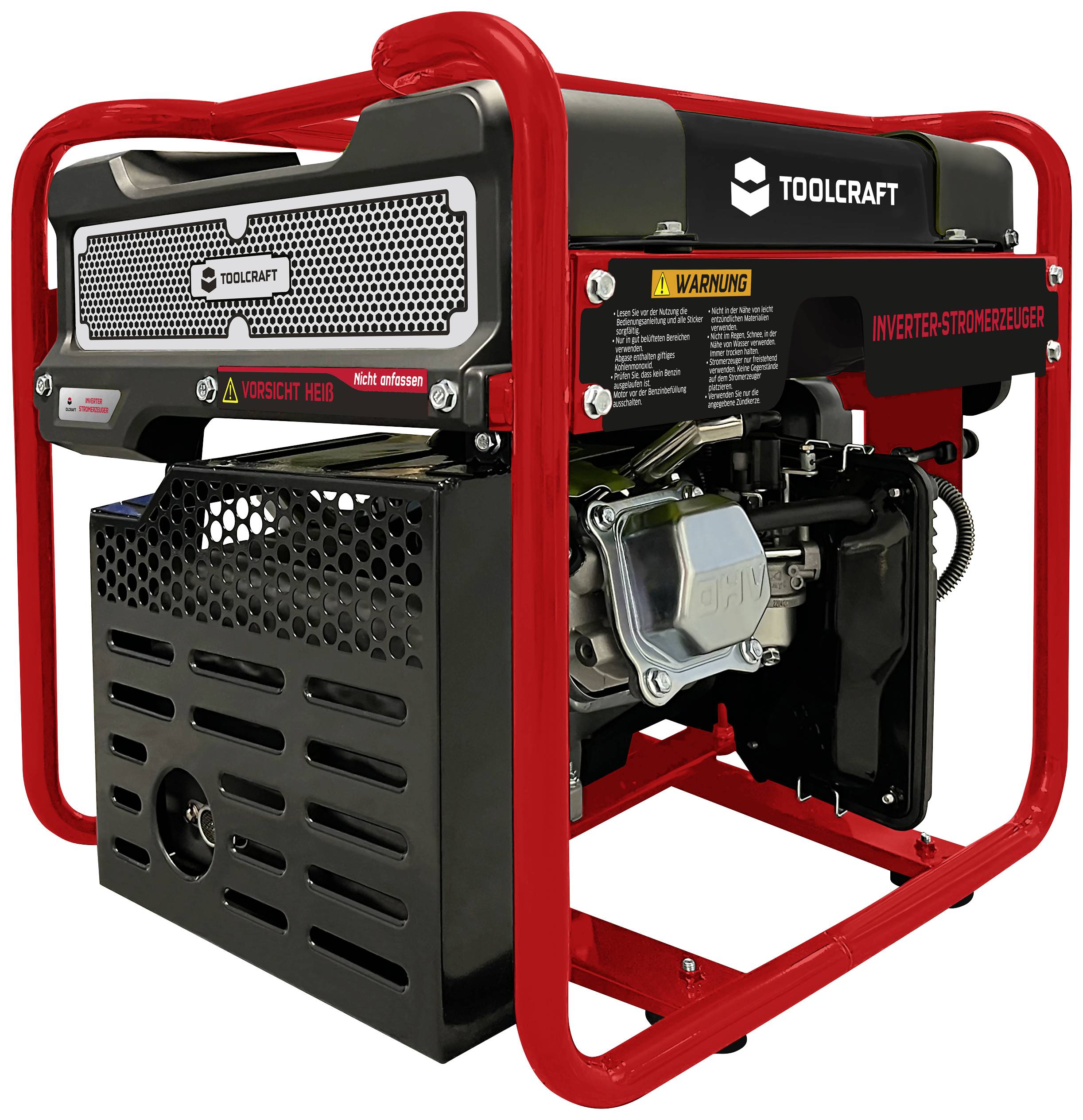 TOOLCRAFT 4-Takt Inverter-Stromerzeuger 230 V/AC, 12 V/DC 35kg 3200W