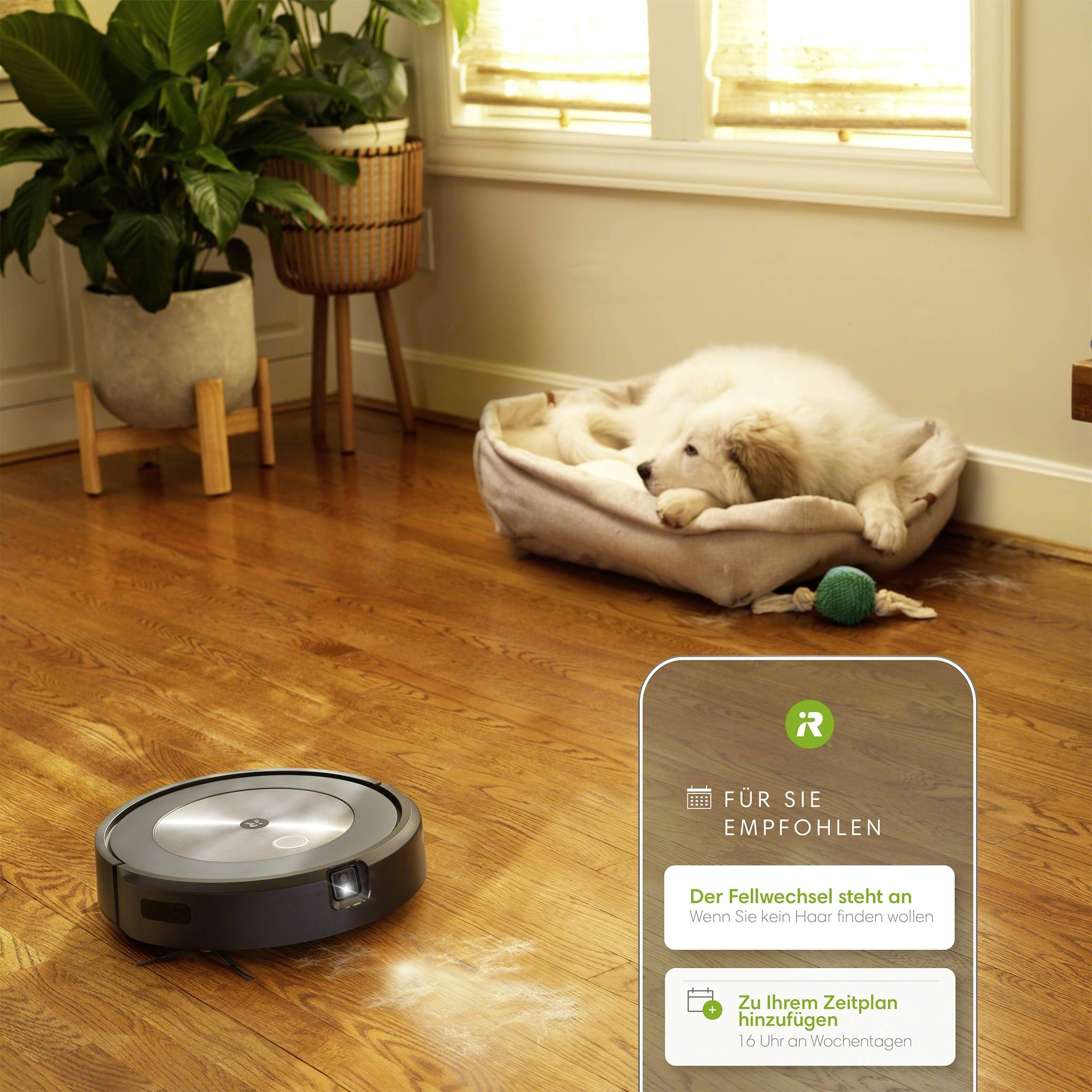 IRobot Roomba J7158 Saugroboter Grau, Schwarz App gesteuert