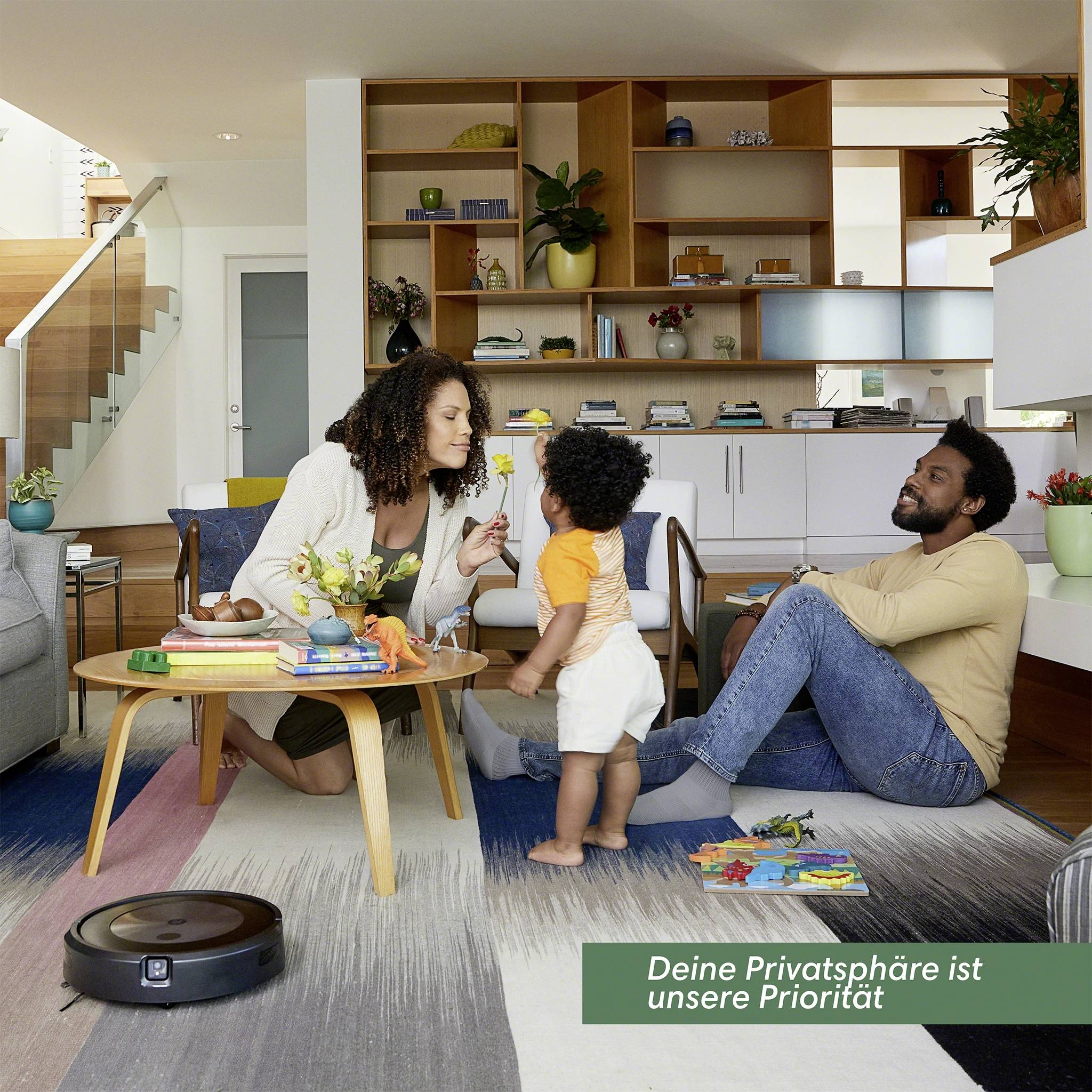 IRobot Roomba J7158 Saugroboter Grau, Schwarz App gesteuert