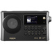 Sangean WFR-28BT Internet Tischradio DAB+, FM WLAN, Bluetooth®, AUX Akku-Ladefunktion, Spotify Schw