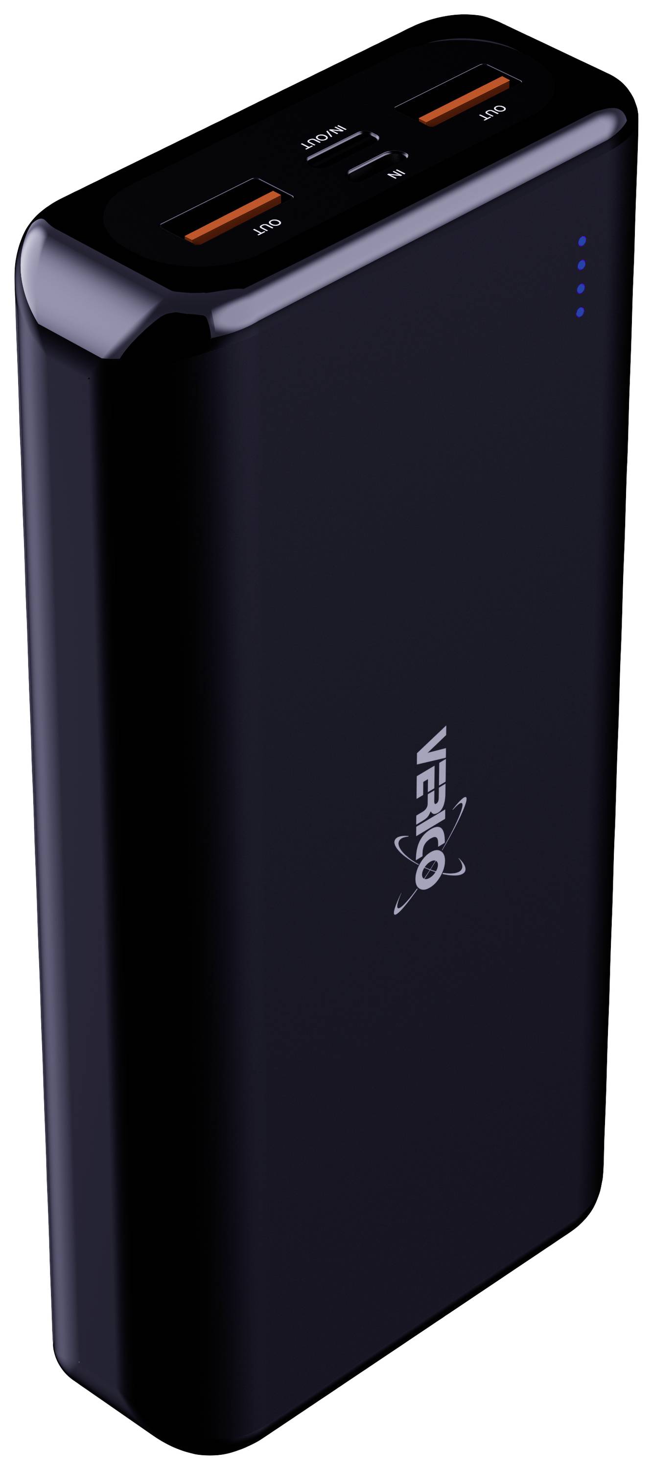 Verico Power Pro PD Powerbank 20000 mAh USB PD LiPo USB-A, USB-C® Schwarz