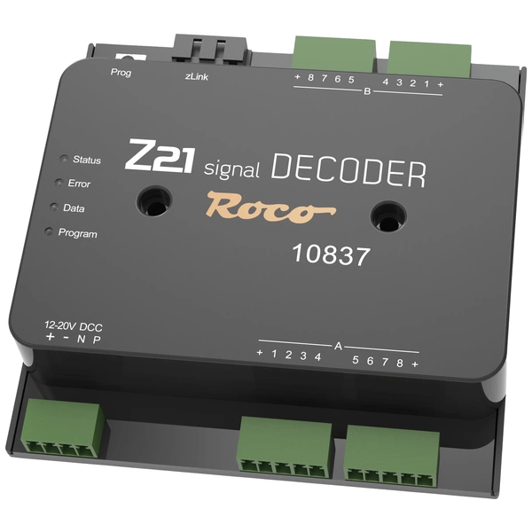 Roco 10837 Z21 signal DECODER Schaltdecoder Baustein Roco 10837 Z21 signal DECODER Schaltdecoder Baustein