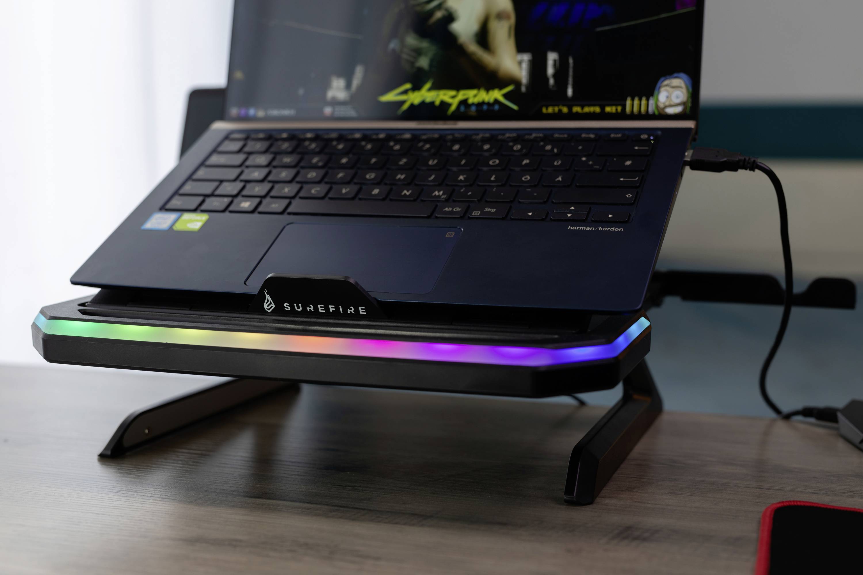 Surefire Gaming Portus X1 Notebook-Ständer höhenverstellbar, neigbar