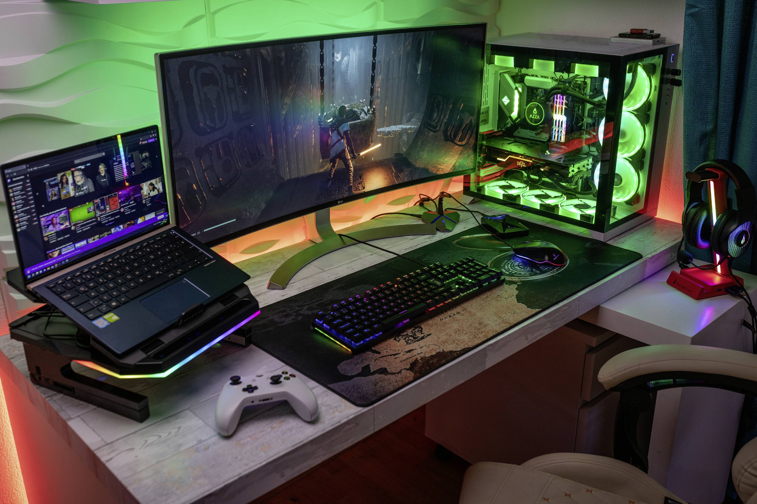 Surefire Gaming Portus X2 Notebook-Ständer höhenverstellbar, neigbar